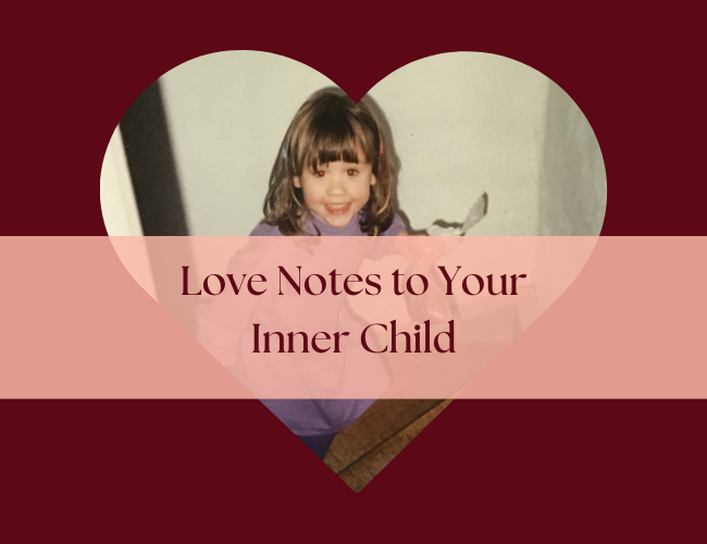 Little Karna Liv Nau walking up the stairs | Love Notes Inner child