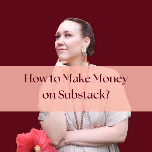 Karna looking questioning: How to Make Money-with Substack |Karna Liv Nau